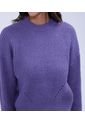 Saco Para Mujer Cuello Redondo Color Morado Marca Ostu #40330079 de Ostu