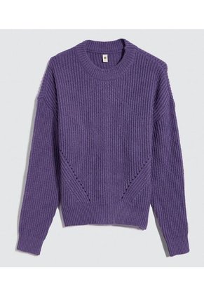 Saco Para Mujer Cuello Redondo Color Morado Marca Ostu #40330079