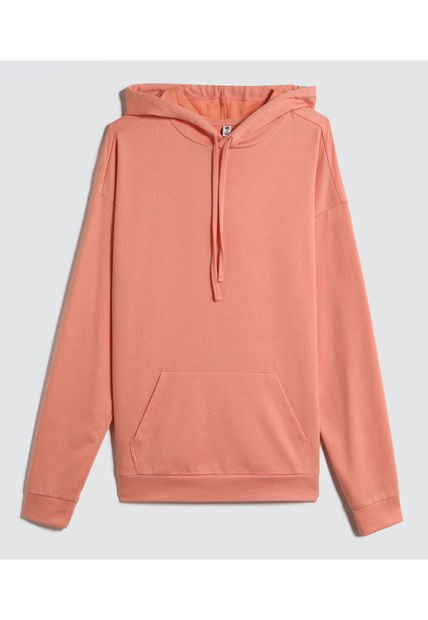 Buzo Para Mujer Hoodie Color Coral Marca Ostu #40060372
