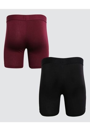 Boxer Para Hombre Filete Medio Algodón Color Negro Marca Ostu #60000413