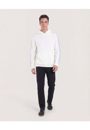 Buzo  Para Hombre Hoodie Color Crema Marca Ostu #60060593