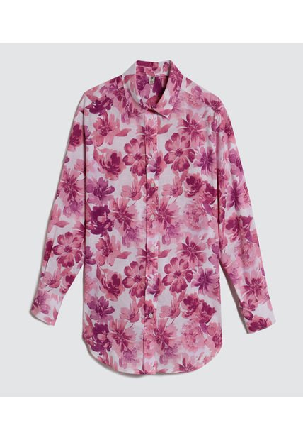 Camisa Para Mujer Manga Larga Color Rosado  Marca Ostu #40010216