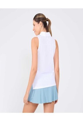 Polo Para Mujer Manga Sisa Color Blanco Marca Ostu #40110166