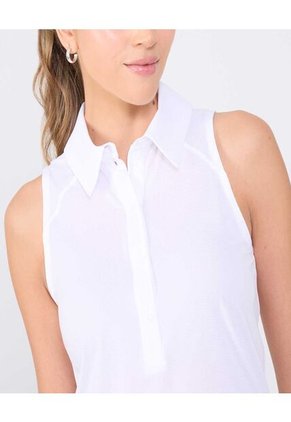 Polo Para Mujer Manga Sisa Color Blanco Marca Ostu #40110166