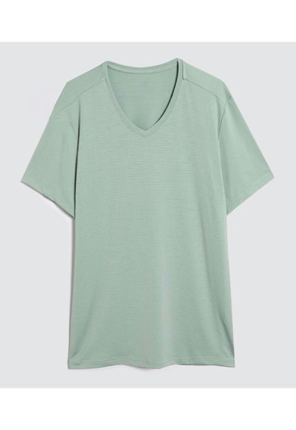 Camiseta Para Hombre Manga Corta Color Verde  Marca Ostu #60091294