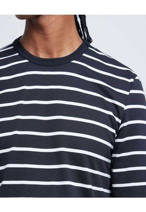 Camiseta Para Hombre Manga Larga Color Negro Marca Ostu #60090817