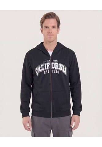 Buzo  Para Hombre Zipper Color Negro Marca Ostu #60060564 Ostu