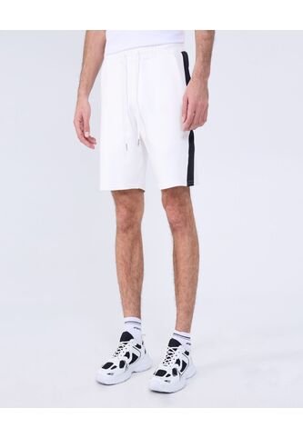 Bermuda Para Hombre Deportiva Corto Color Crema Marca Ostu #60100424 Ostu