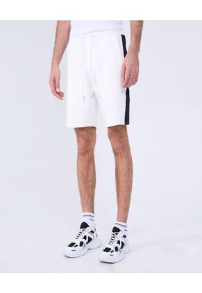 Bermuda Para Hombre Deportiva Corto Color Crema Marca Ostu #60100424