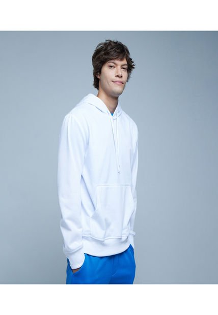 Buzo Para Hombre Hoodie Color Blanco Marca Ostu #60060399
