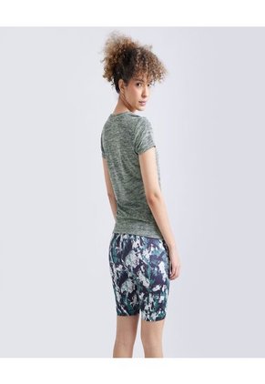 Camiseta Para Mujer Manga Corta Color Verde  Marca Ostu #40091742