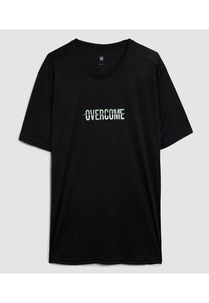 Camiseta Para Hombre Manga Corta Color Negro Marca Ostu #60091290