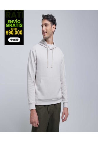 Buzo Para Hombre Hoodie Color Beige Marca Ostu #60060355 Ostu