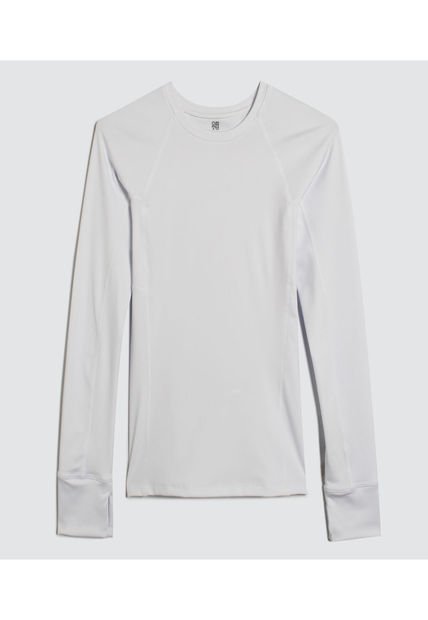 Camiseta Para Mujer Manga Larga Color Blanco Marca Ostu #40092091