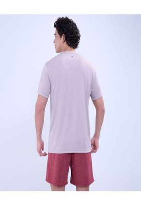 Camiseta Para Hombre Manga Corta Color Rosa Marca Ostu #60091486