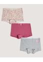 Ropa Interior Infantil Niña Boxer Color Rosa Marca Ostu #90180093 de Ostu