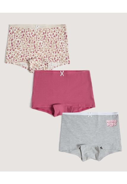 Ropa Interior Infantil Niña Boxer Color Rosa Marca Ostu #90180093