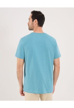 Camiseta Para Hombre Manga Corta Cuello Redondo Color Verde Marca Ostu #60091792