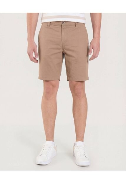 Bermuda  Para Hombre Regular Corto Color Café Marca Ostu #60100489