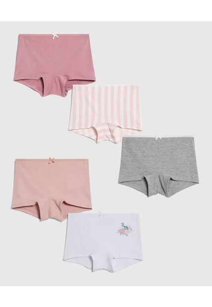 Ropa Interior Infantil Niña Boxer Color Rosa Marca Ostu #90180100