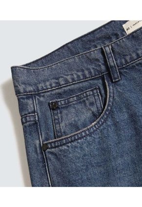 Jean Para Hombre Straight Color Azul  Marca Ostu #60160361