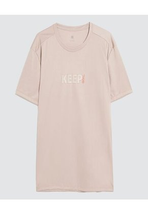 Camiseta Para Hombre Manga Corta Color Rosa Marca Ostu #60091486