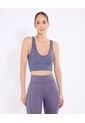 Camiseta  Para Mujer Crop Top Color Morado Marca Ostu #40092601 de Ostu
