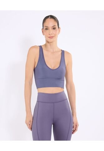 Camiseta  Para Mujer Crop Top Color Morado Marca Ostu #40092601 Ostu