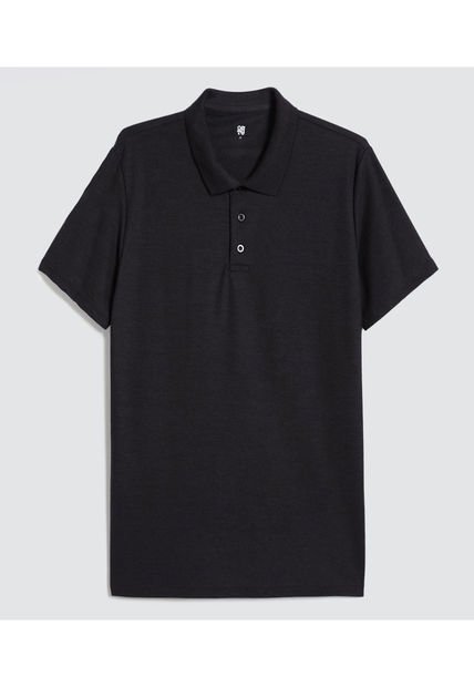 Polo Para Hombre Cuello Tejido Sin Bolsillo Color Azul Oscuro Marca Ostu #60110580