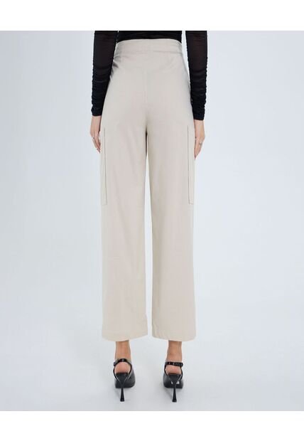 Pantalón Para Mujer Moda Color Beige Marca Ostu #40070822