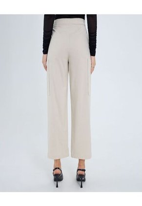 Pantalón Para Mujer Moda Color Beige Marca Ostu #40070822