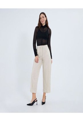 Pantalón Para Mujer Moda Color Beige Marca Ostu #40070822