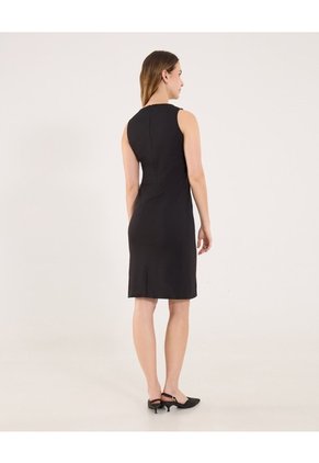 Vestido Para Mujer M/Sisa Medio Color Negro Marca Ostu #40170331