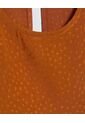 Blusa Para Mujer Manga Sisa Color Café  Marca Ostu #40121018 de Ostu