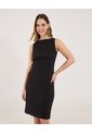 Vestido Para Mujer M/Sisa Medio Color Negro Marca Ostu #40170331 de Ostu