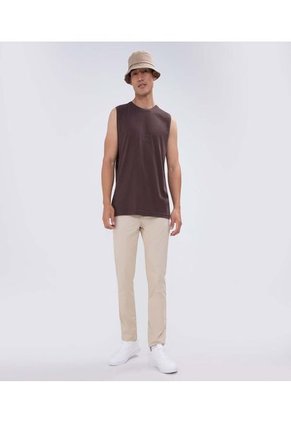 Pantalon Para Hombre Jogger Color Beige Marca Ostu #60070414