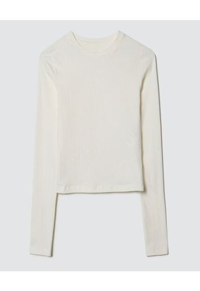 Camiseta Para Mujer Manga Larga Color Blanco Marca Ostu #40091941