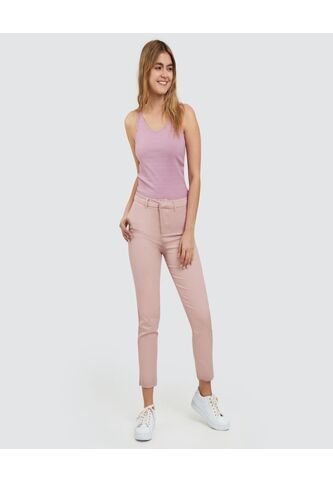 Pantalón Para Mujer Chino Color Rosa Marca Ostu #40070345 Ostu