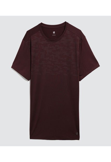 Camiseta Para Hombre Manga Corta Color Vino Marca Ostu #60091371
