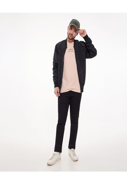 Pantalon Para Hombre Chino Color Negrobinado Marca Ostu #60070225