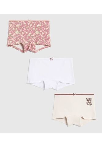 Ropa Interior Infantil Niña Boxer Color Rosa Marca Ostu #90180099 Ostu