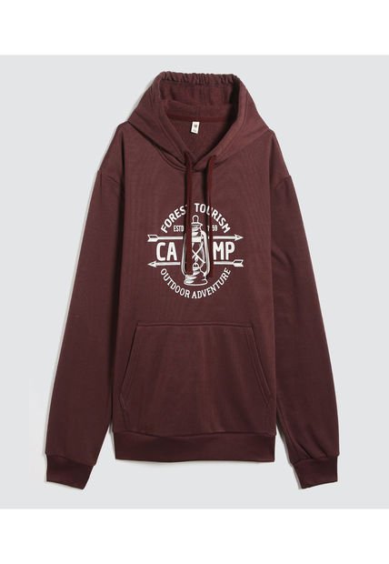 Buzo Para Hombre Hoodie Color Café  Marca Ostu #60060363