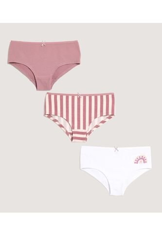 Ropa Interior Infantil Niña Panty Color Rosa Marca Ostu #90180095 Ostu