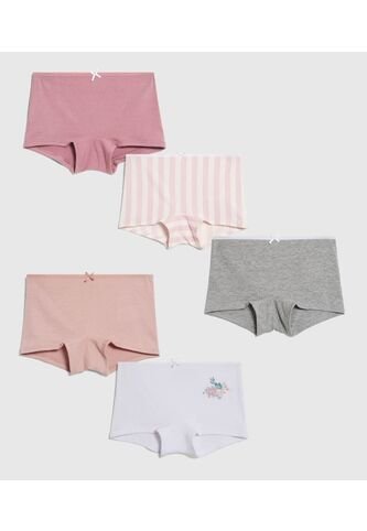 Ropa Interior Infantil Niña Boxer Color Rosa Marca Ostu #90180100 Ostu