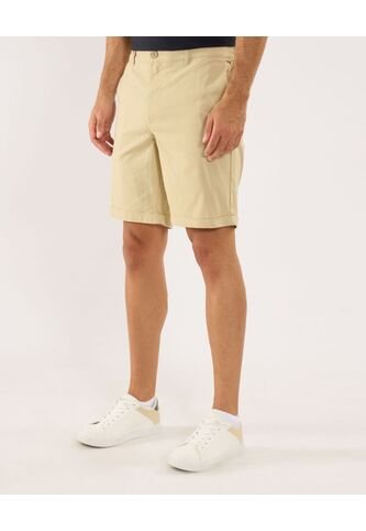 Bermuda Para Hombre Regular Corto Color Avena Marca Ostu #60100474 Ostu