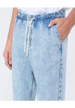 Jean Para Hombre Jogger Color Azul Claro Marca Ostu #60160343