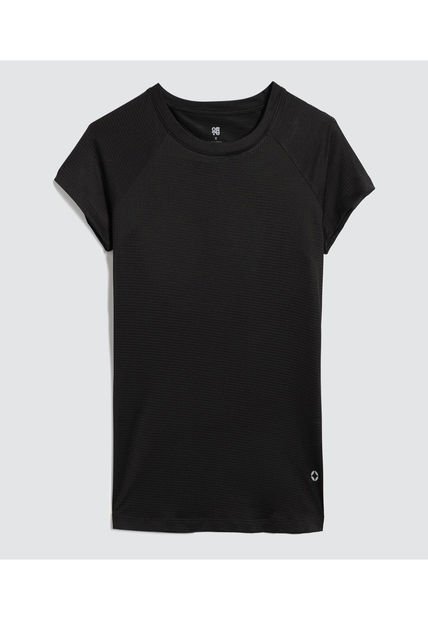 Camiseta Para Mujer Manga Corta Color Negro Marca Ostu #40092167