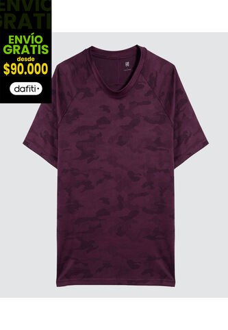 Camiseta Para Hombre Manga Corta Color Uva Marca Ostu #60091299 Ostu