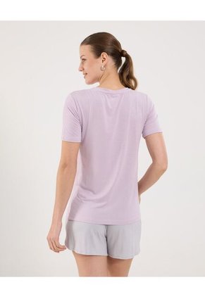 Camiseta Para Mujer Manga Corta Color Lila Marca Ostu #40092284