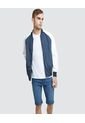 Chaqueta Para Hombre Bomber Color Blanco Marca Ostu #60080083 de Ostu